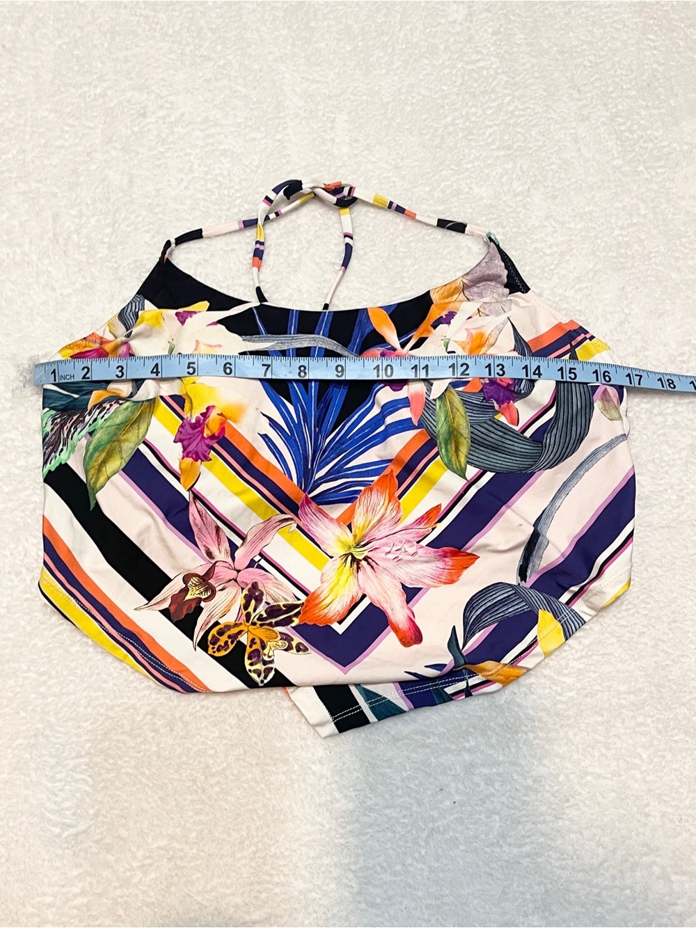 Trina Turk Treasure Cove Tankini Tropical Floral Flattering Swimsuit Beach 12 - Picture 10 of 15